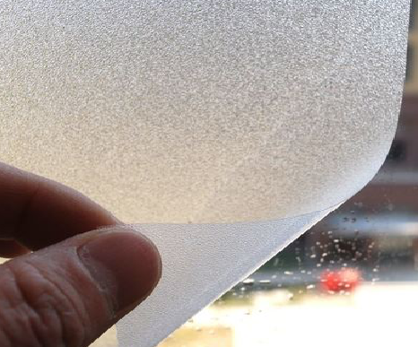 子洲玻璃门外面粘广告用什么材料好？